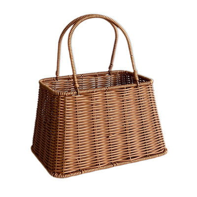 Canasta Tejida de Flores Hecha a Mano con Caja de Regalo - Image 11