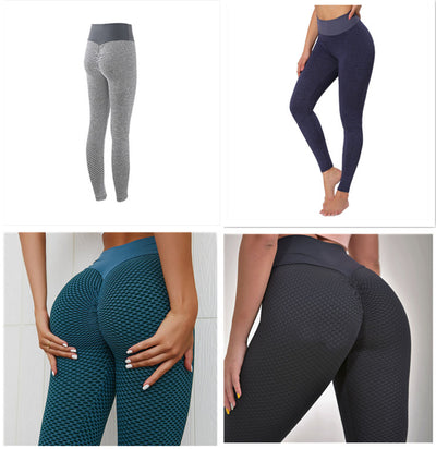 Leggings de Cintura Alta sin Costuras con Estampado Cuadros para Yoga y Fitness - Image 11