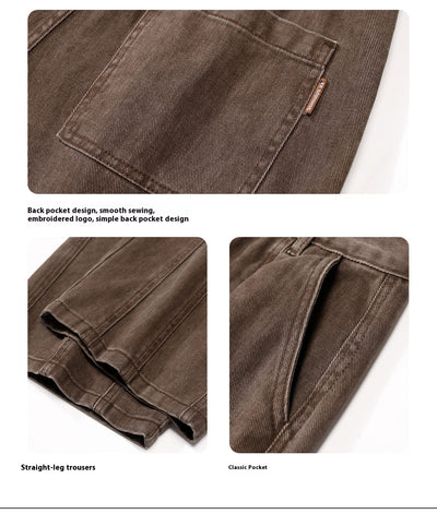 Jeans Rectos Vintage Maillard con Efecto Caída Americana - Image 17