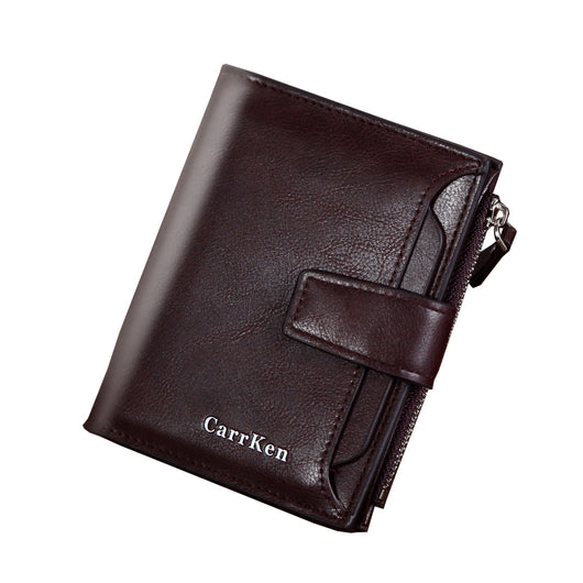 Cartera Corta para Hombre con Botón y Gran Capacidad - Image 15