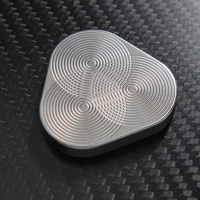 Juguete Antiestrés Giratorio de Acero Inoxidable - Fidget Push Card - Image 10
