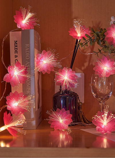 Guirnalda de Luces LED con Fibra Óptica Floral Intermitente para Bodas - Image 14