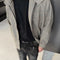 Abrigo Casual Retro Holgado con Solapa para Hombre