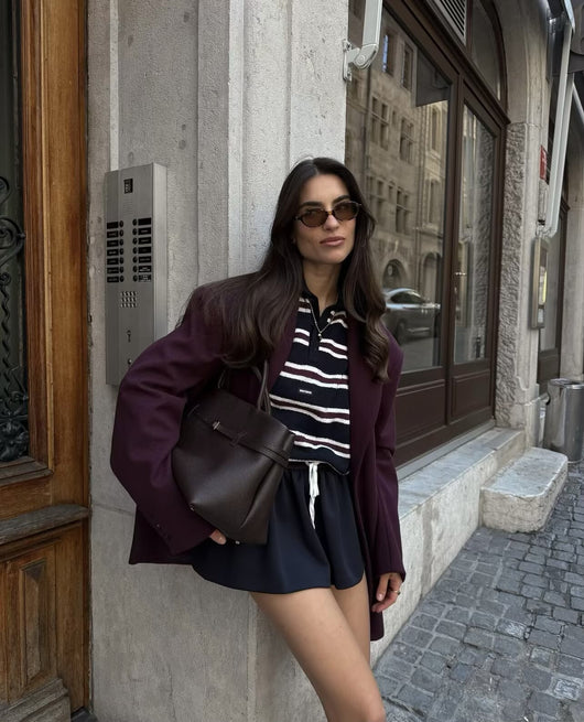 Suéter de Rayas Bicolor Casual para Mujer - Image 10