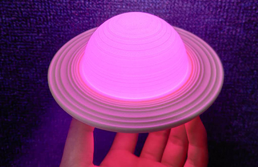 Lámpara Saturno 3D Recargable por USB - Luz Nocturna Decorativa - Image 13