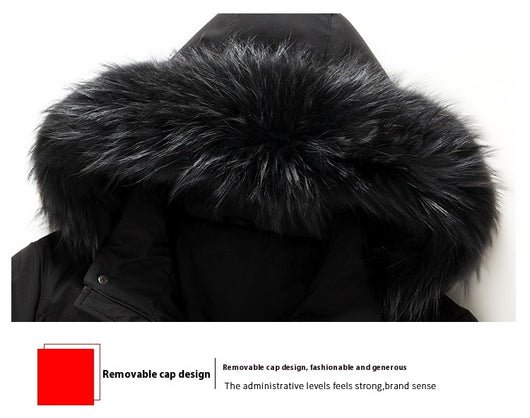 Abrigo Acolchado Premium con Cuello de Piel - Cálido y Resistente al Frío - Image 12
