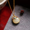 Colgante de Plata Esterlina con Jade Hetian para Mujer - Little Silversmith