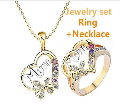 Anillo Ajustable para Mamá con Corazón y Mariposa - Regalo Día de la Madre - Image 8