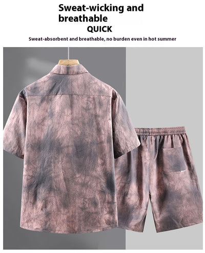 Conjunto de Dos Piezas: Camisa y Shorts Holgados Talla Grande - Image 14