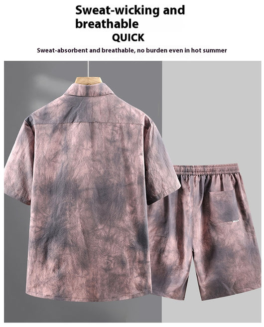 Conjunto de Dos Piezas: Camisa y Shorts Holgados Talla Grande - Image 14