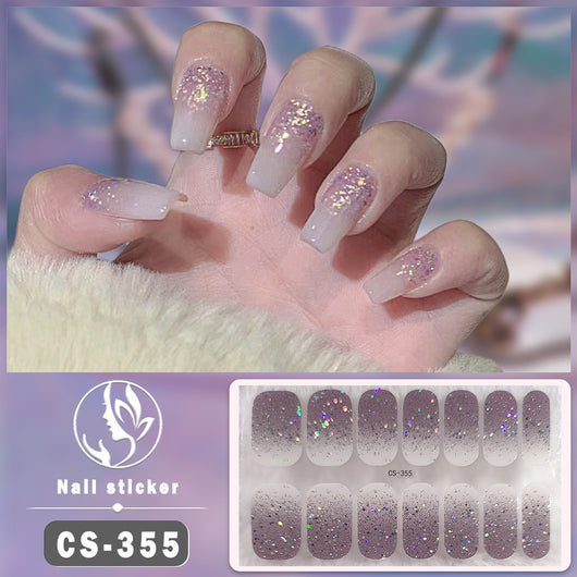 Uñas Postizas Impermeables de Color Sólido para Nail Art - Image 18