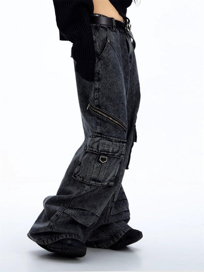 Pantalones Vaqueros Estilo Vintage Americano con Costuras de Diseño - Image 29