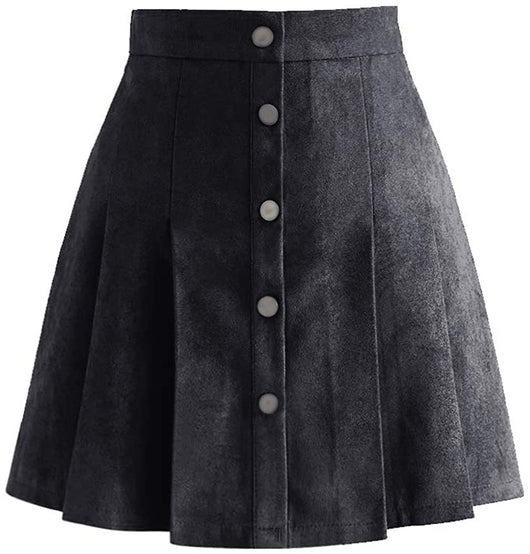 Falda Casual de Botones Estilo Europeo para Mujer - Image 4