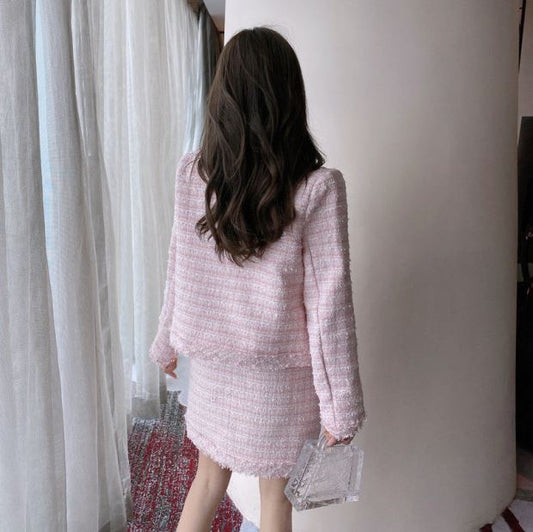 Chaqueta Larga con Falda Corta Cintura Alta para Mujer - Image 2