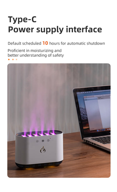Humidificador Ultrasónico Inteligente USB con Llama Dinámica y Control por Voz - Image 19