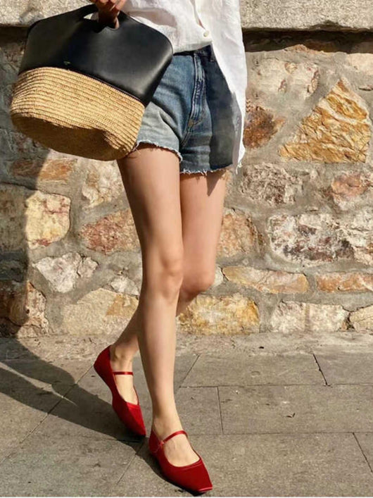Zapatillas de Ballet Profesionales con Punta Cuadrada y Suela Plana de Satén - Image 11