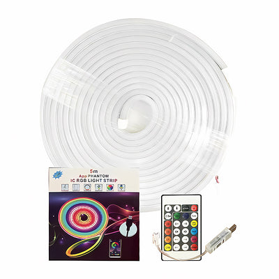 Tira de Luz Neon LED Multicolor de Bajo Voltaje Flexible - Image 5