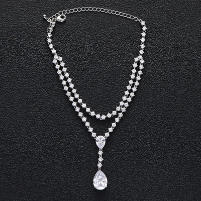 Pulsera de Tobillo Doble Círculo con Circonitas de Agua - Image 11