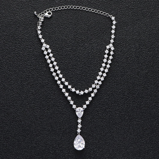 Pulsera de Tobillo Doble Círculo con Circonitas de Agua - Image 11