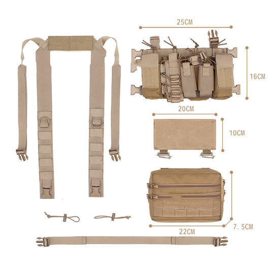 Chaleco Táctico Camuflaje Militar para Actividades al Aire Libre - Image 11