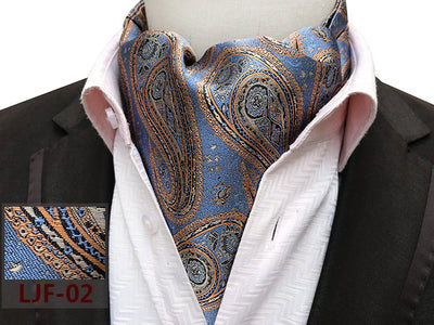 Bufanda Jacquard de Poliéster Estilo Británico para Hombre - Image 29
