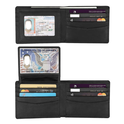 Billetera Antirrobo de Tres Pliegues con Múltiples Compartimentos - Image 6