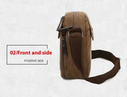 Bolsa Crossbody de Lona Estilo Coreano - Compacta y Versátil - Image 25