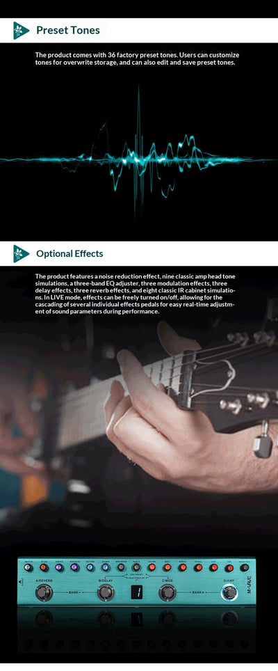 Procesador de Efectos Multiefectos para Guitarra Eléctrica - Image 19