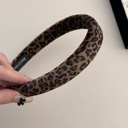 Diadema Vintage Leopardo en Terciopelo - Accesorio Versátil para Cualquier Estilo - Image 9