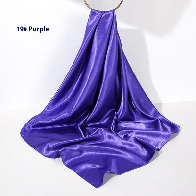 Pañuelo de Seda Artificial 90cm Satinado Brillante - Elegancia Pura - Image 22