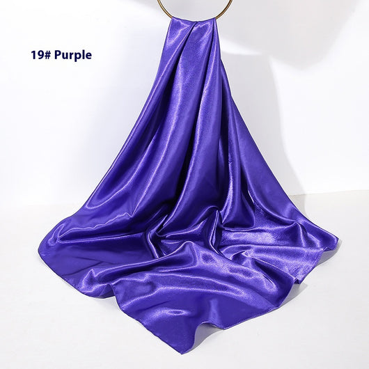 Pañuelo de Seda Artificial 90cm Satinado Brillante - Elegancia Pura - Image 22