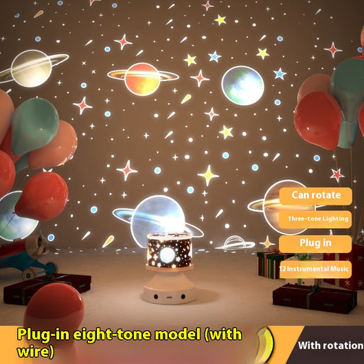 Lámpara Proyectora de Estrellas con Bluetooth y Luz Luminosa - Image 13