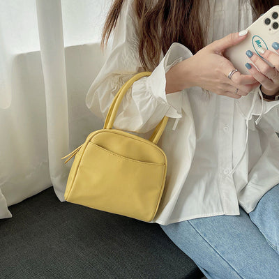 Bolso de Mano Cuadrado con Patrón Lichi - Diseño Minimalista y Elegante - Image 7