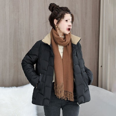 Abrigo Acolchado de Algodón Estilo Coreano para Mamás - Image 3