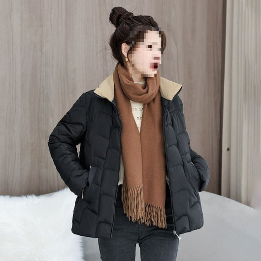 Abrigo Acolchado de Algodón Estilo Coreano para Mamás - Image 3
