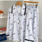 Pijama de Seda Fresca Pantalón Largo - Conjunto Completo