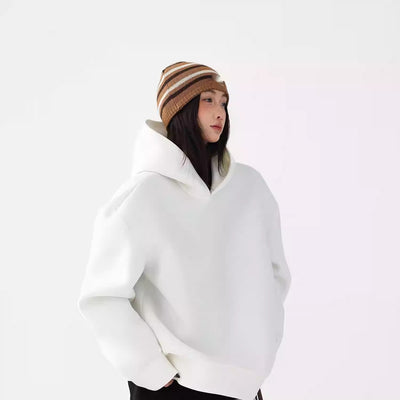 Sudadera Holgada con Capucha y Capas de Aire Aislante - Estilo Urbano - Image 4