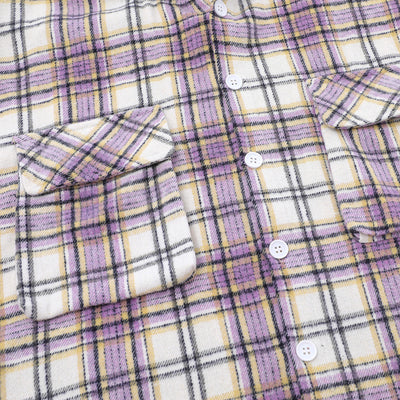Chamarra Tipo Camisa a Cuadros con Capucha para Hombre - Image 4