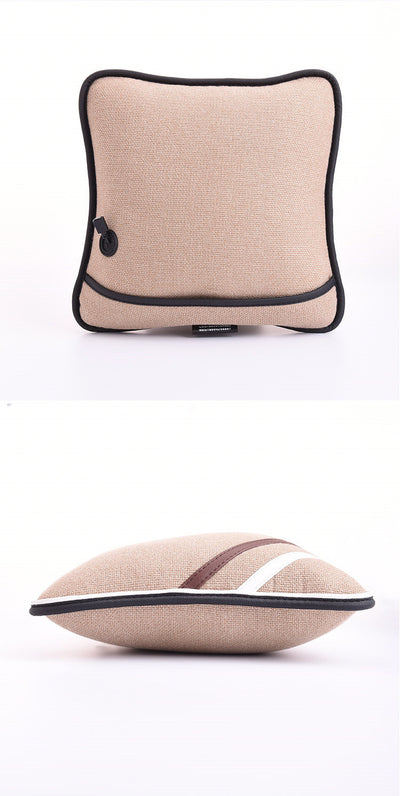 Almohada de Cuero Minimalista Multifuncional para Sofá - Image 10