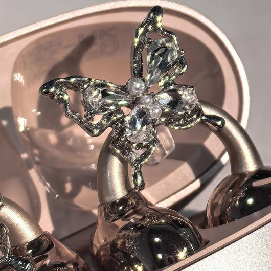 Auriculares con Diseño de Moño Brillante y Hebilla Europea - Estilo Especial - Image 6