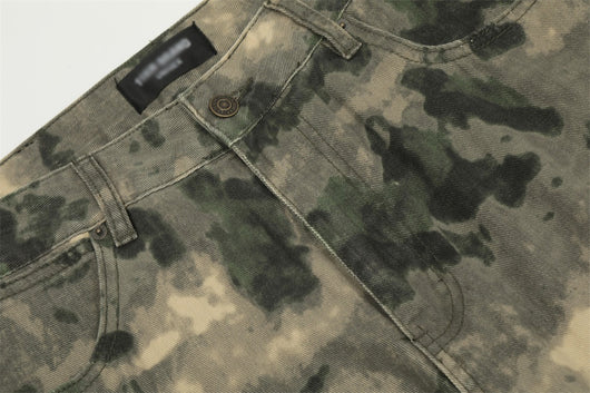 Pantalones de Trabajo Camuflaje Tie-dye Multi-bolsillos para Montaña - Image 19