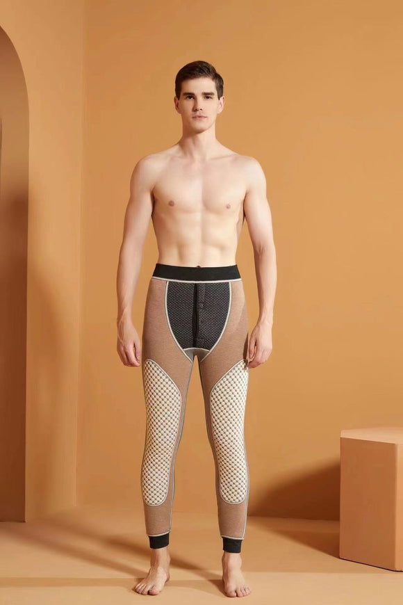 Pantalones de Algodón para Hombre con Soporte Grafeno y Forro Térmico
