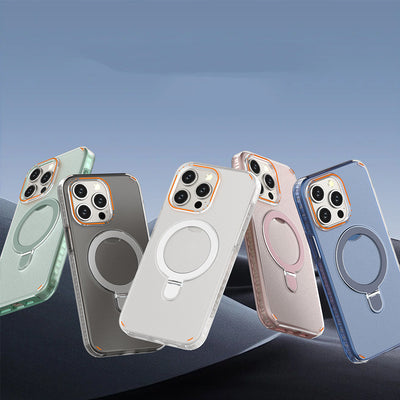 Funda Magnética Transparente con Soporte y Carga Inalámbrica Compatible con MagSafe - Image 6
