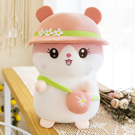 Adorable Peluche de Hámster Veraniego - Muñeco Suave para Dormir y Abrazar - Image 8