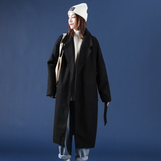 Abrigo Trinchera Largo Unisex Sobre la Rodilla