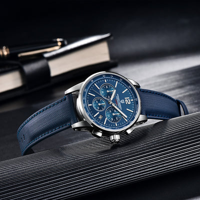 Reloj Cronógrafo Multifuncional de Acero Inoxidable para Hombre - Image 3