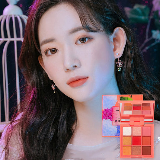 Paleta de Sombras Eyeshadow Tonos Tierra con Brillo y Lentejuelas Calabaza - Image 2