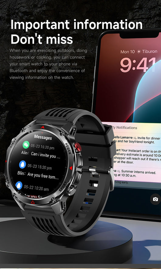 Reloj Deportivo Inteligente con GPS, Brújula y Llamadas Bluetooth - Image 17