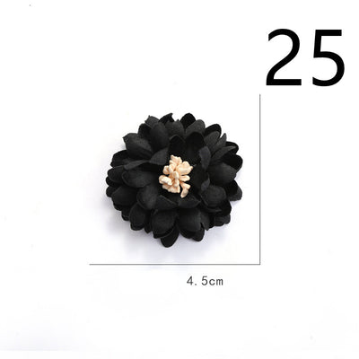 Diadema de Flores de Tela con Base Adhesiva para Hacer a Mano - Image 3