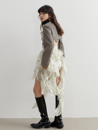 Vestido Romántico con Estampado Desmontable y Correa Ajustable - Image 19